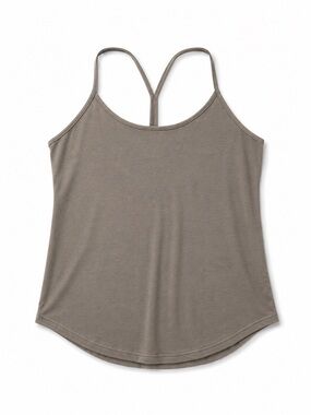 Alphalete Womens Taupe Strappy Tank Top